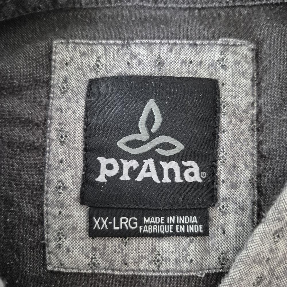 prAna Shirt Mens XX-LRG Long Sleeve Button Up Organic Cotton Lightweight Casual - Picture 5 of 9